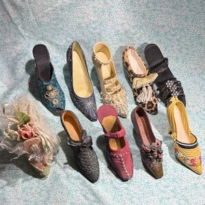 Elegant Miniature Shoe Collection